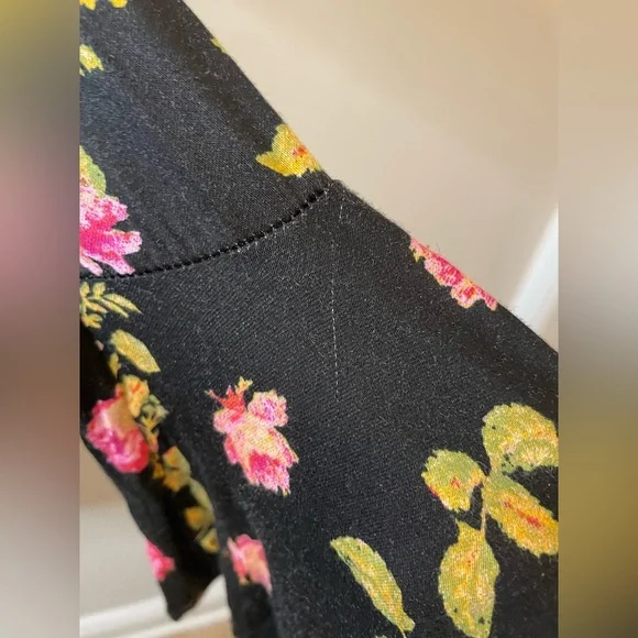 NWT Free People Sample Piece Lone Star Bias Floral Dress - Picture 7 of 15